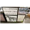 Image 8 : ASSORTMENT OF FRAMED ART