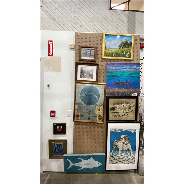 ASSORTMENT OF FRAMED ART