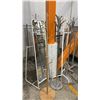Image 4 : LARGE ASSORTMENT OF FREESTANDING COAT RACKS AND FULL LENGTH MIRROR