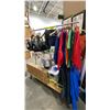 Image 2 : GARMENT RACK WITH ASSORTED JACKETS, SPORTSWEAR AND MORE