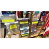 Image 10 : GARMENT RACK WITH ASSORTED FLAGS AND FLAG POLES