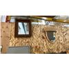 Image 3 : 5 WALL HANGING MIRRORS AND WALL HANGING KEY HOOK