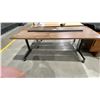 Image 1 : MOBILE TABLE WITH AN ADDIONAL TABLE TOP, 2 CUPBOARD DOORS & HARDWARE