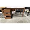Image 2 : MODERN 3 DRAWER DESK WITH MARBLE LOOK TOP