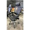 Image 2 : BLACK ADJUSTABLE MOBILE HIGH BACK OFFICE CHAIR