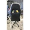 Image 3 : BLACK ADJUSTABLE MOBILE HIGH BACK OFFICE CHAIR