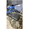 Image 3 : 2 MATCHING LEATHER AND METAL CLIENT CHAIRS
