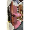Image 4 : 2 MATCHING WOOD AND FABRIC CLIENT CHAIRS