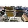 Image 4 : 6 ASSORTED STACKING VINTAGE CLIENT CHAIRS