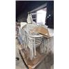 Image 2 : PALLET OF STACKING METAL BASE PLASTIC CHAIRS
