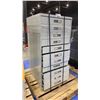 Image 2 : GREY 11 DRAWER INDEX CARD FILING CABINET