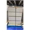 Image 1 : 2 GREY 4 DRAWER FILING CABINETS