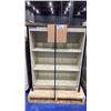 Image 1 : 3 WOOD TOP METAL OFFICE SHELVES