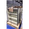 Image 2 : 3 WOOD TOP METAL OFFICE SHELVES