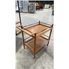 Image 2 : MID CENTURY MODERN TEAK MOBILE SERVING CART