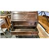 Image 5 : DARK WOOD VINTAGE DROP FRONT SECRETARY DESK