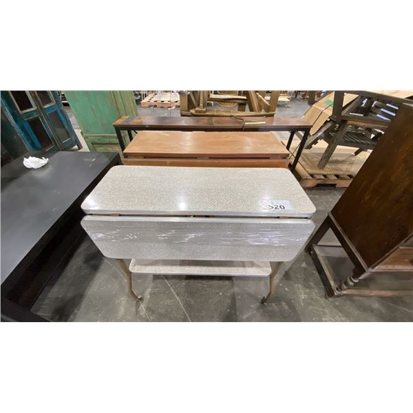 GROUP OF 3 TABLES- 1 SOFA TABLE & 2 DROP LEAF TABLES