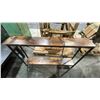 Image 5 : GROUP OF 3 TABLES- 1 SOFA TABLE & 2 DROP LEAF TABLES