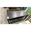 Image 2 : DARK WOOD 2 TIER COFFEE TABLE
