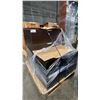 Image 1 : 3 FILING CABINETS- 2 SMALL BLACK & 1 BROWN WOOD