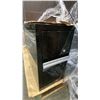 Image 2 : 3 FILING CABINETS- 2 SMALL BLACK & 1 BROWN WOOD