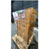 Image 2 : VINTAGE LIGHT WOOD 6 DRAWER FILING CABINET