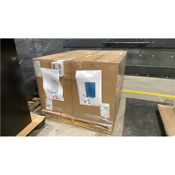 PALLET OF 4 POPPIN 3 DRAWER MOBILE FILING CABINETS/PEDESTALS