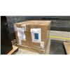 Image 1 : PALLET OF 4 POPPIN 3 DRAWER MOBILE FILING CABINETS/PEDESTALS
