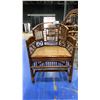 Image 3 : GROUP OF 3 VINTAGE STYLE RATTAN CHAIRS