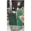 Image 1 : GREEN WOODEN MAGAZINE RACK & 3 TIER GREEN SHELVING UNIT