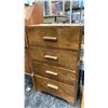 Image 2 : 4 DRAWER WOOD END TABLE