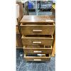 Image 3 : 4 DRAWER WOOD END TABLE
