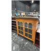 Image 1 : 2 DOOR GLASS FRONT HUTCH