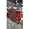 Image 2 : RETRO STYLE WOOD AND GLASS DISPLAY CABINET