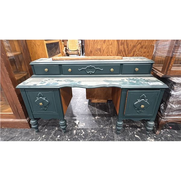 CHILD SIZED WOODEN PANTED DESK