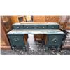 Image 1 : CHILD SIZED WOODEN PANTED DESK