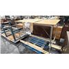 Image 1 : INDUSTRIAL LOOK WOOD TOP TABLE