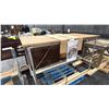 Image 2 : INDUSTRIAL LOOK WOOD TOP TABLE