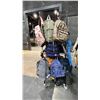 Image 3 : CONTENTS OF RACK- ASSORTED PURSES, BAGS, BACKPACKS, LAPTOP BAGS, UMBRELLAS & MORE