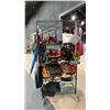 Image 4 : CONTENTS OF RACK- ASSORTED PURSES, BAGS, BACKPACKS, LAPTOP BAGS, UMBRELLAS & MORE