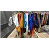 Image 6 : MOBILE CLOTHING RACK WITH ASSORTED SET DEC WARDROBE- UNISEX UNIFORMS, WORK GEAR, HOSPITAL GOWNS
