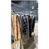 Image 3 : MOBILE CLOTHING RACK WITH ASSORTED SET DEC WARDROBE- KING SHEETS & BLANKETS