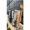 Image 4 : MOBILE CLOTHING RACK WITH ASSORTED SET DEC WARDROBE- KING SHEETS & BLANKETS