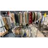 Image 3 : MOBILE CLOTHING RACK WITH ASSORTED SET DEC WARDROBE- ASSORTED PLACEMATS AND BABY BLANKETS