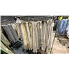 Image 3 : MOBILE CLOTHING RACK WITH ASSORTED SET DEC WARDROBE- ASSORTED DRAPES