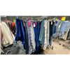 Image 3 : MOBILE CLOTHING RACK WITH ASSORTED SET DEC WARDROBE- ASSORTED DRAPES