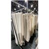 Image 1 : MOBILE CLOTHING RACK WITH ASSORTED SET DEC WARDROBE- ASSORTED DRAPES