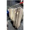 Image 2 : MOBILE CLOTHING RACK WITH ASSORTED SET DEC WARDROBE- ASSORTED DRAPES