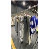 Image 2 : MOBILE CLOTHING RACK WITH ASSORTED SET DEC WARDROBE- ASSORTED DRAPES