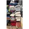 Image 1 : CONTENTS OF ROLLING RACK - KING SIZED QUILTS